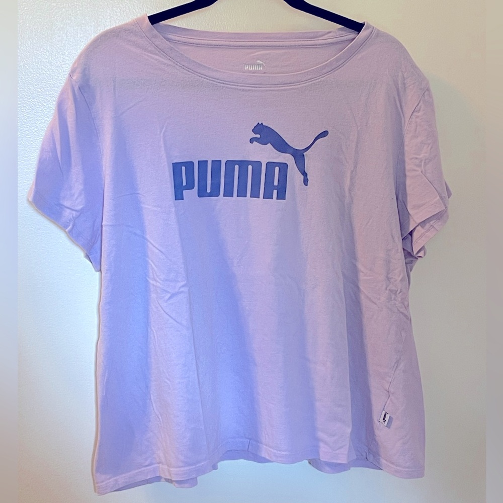 Puma Lilac Purple Baby Cropped Tee - XXL